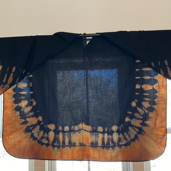 Wool cape and scarf/sash tie dye by an artist - Picture 13 of 17